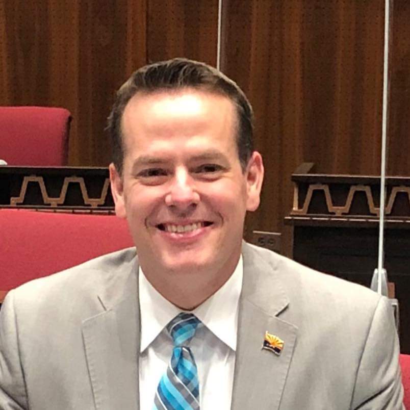 Portrait of Arizona Representative Justin Wilmeth endorsing Ari Daniel Bradshaw for LD2 State House.